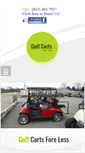 Mobile Screenshot of golfcartsforeless.com